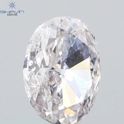 0.12 CT Oval Shape Natural Diamond Pink Color SI1 Clarity (3.50 MM)