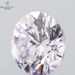 0.03 CT Round Shape Natural Diamond Pink Color VS2 Clarity (1.73 MM)