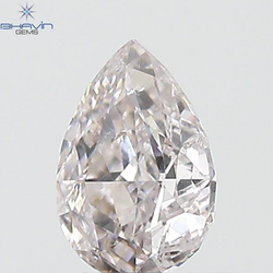 GIA Certified 0.50 CT Pear Diamond Pink Color Natural Loose Diamond (6.17 MM)