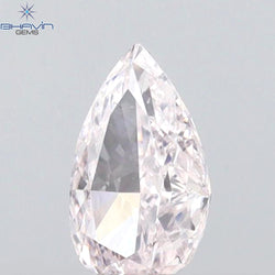GIA Certified 0.30 CT Pear Diamond Pink Color Natural Loose Diamond (5.96 MM)