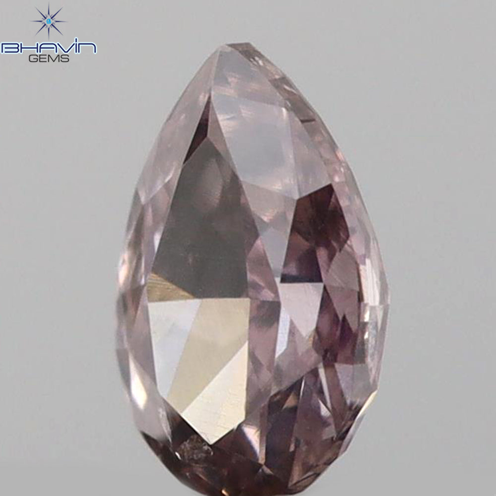 0.15 CT Pear Shape Natural Diamond Pink Color VS1 Clarity (4.19 MM)