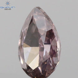 0.15 CT Pear Shape Natural Diamond Pink Color VS1 Clarity (4.19 MM)