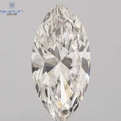 0.34 CT Marquise Shape Natural Loose Diamond Pink Color SI1 Clarity (6.90 MM)