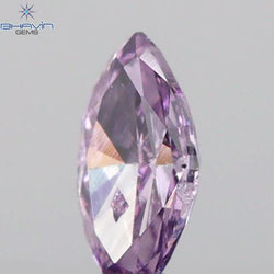 0.06 CT Marquise Shape Natural Loose Diamond Pink Color SI1 Clarity (3.76 MM)