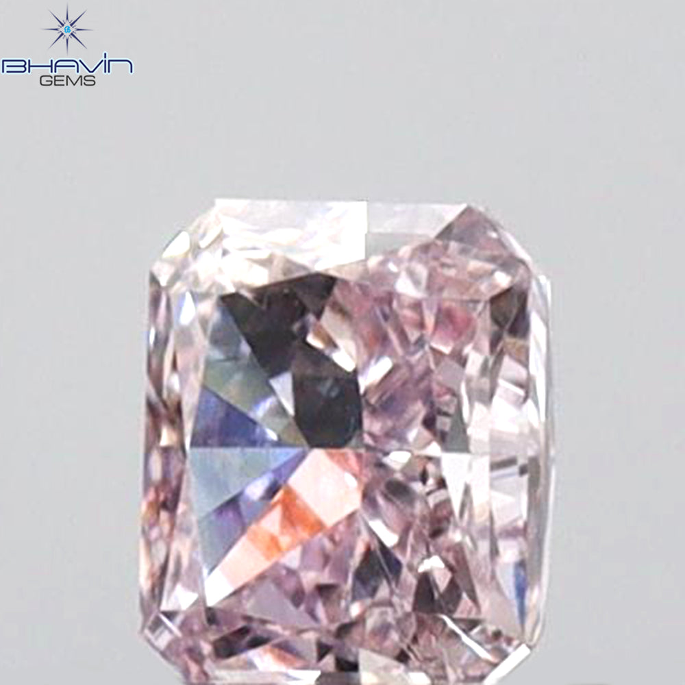 0.22 CT Cushion Shape Natural Diamond Pink Color VS1 Clarity (3.65 MM)