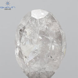 GIA Certified 2.02 CT Oval Shape Natural Diamond Pinkish Brown Color (8.67 MM)