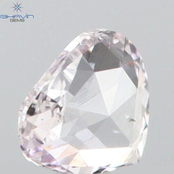 0.09 CT Heart Shape Natural Diamond Pink Color SI1 Clarity (2.95 MM)