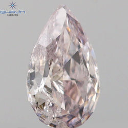 0.17 CT Pear Shape Natural Diamond Pink Color SI1 Clarity (4.30 MM)