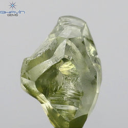 1.46 CT Rough Shape Enhanced Green Color VS2 Clarity (8.25 MM)