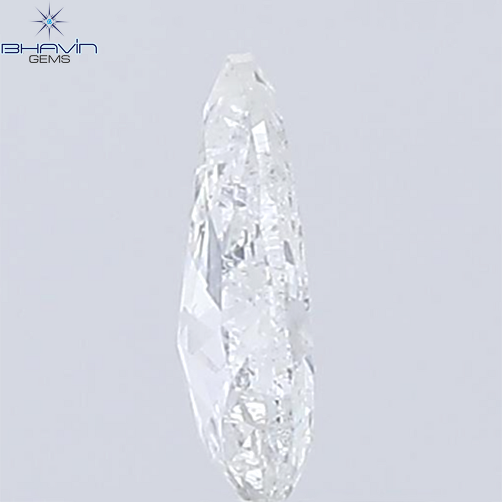 0.67 CT Pear Shape Natural Diamond White Color SI2 Clarity (7.60 MM)