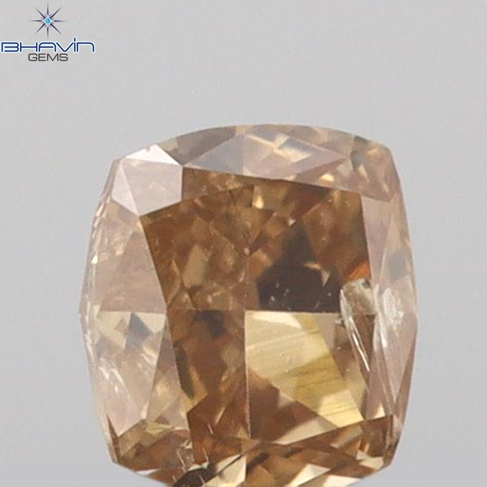 0.11 CT Cushion Shape Natural Diamond Pink Color SI1 Clarity (2.90 MM)