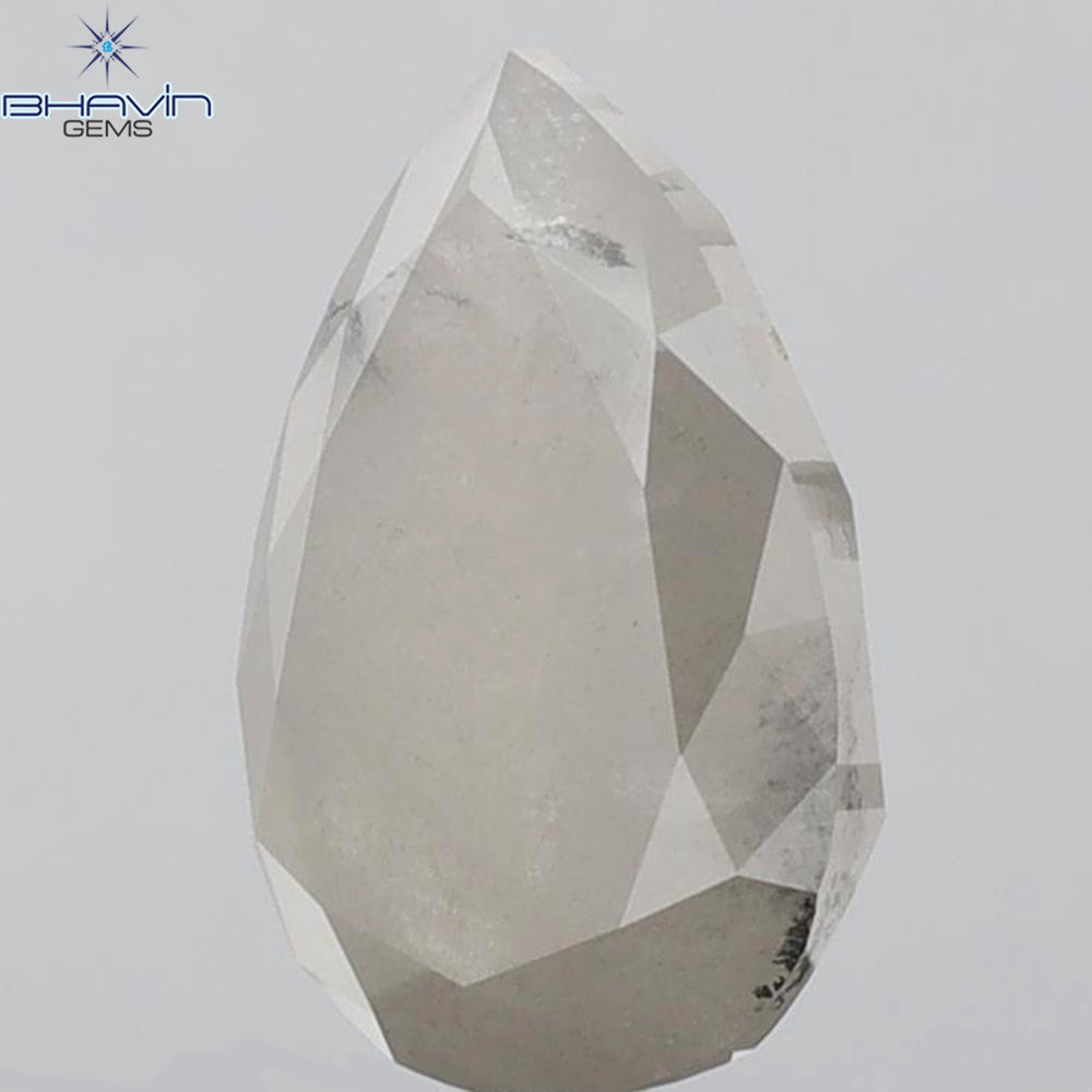 7.39 CT Pear Shape Natural Diamond White Color I3 Clarity (15.50 MM)