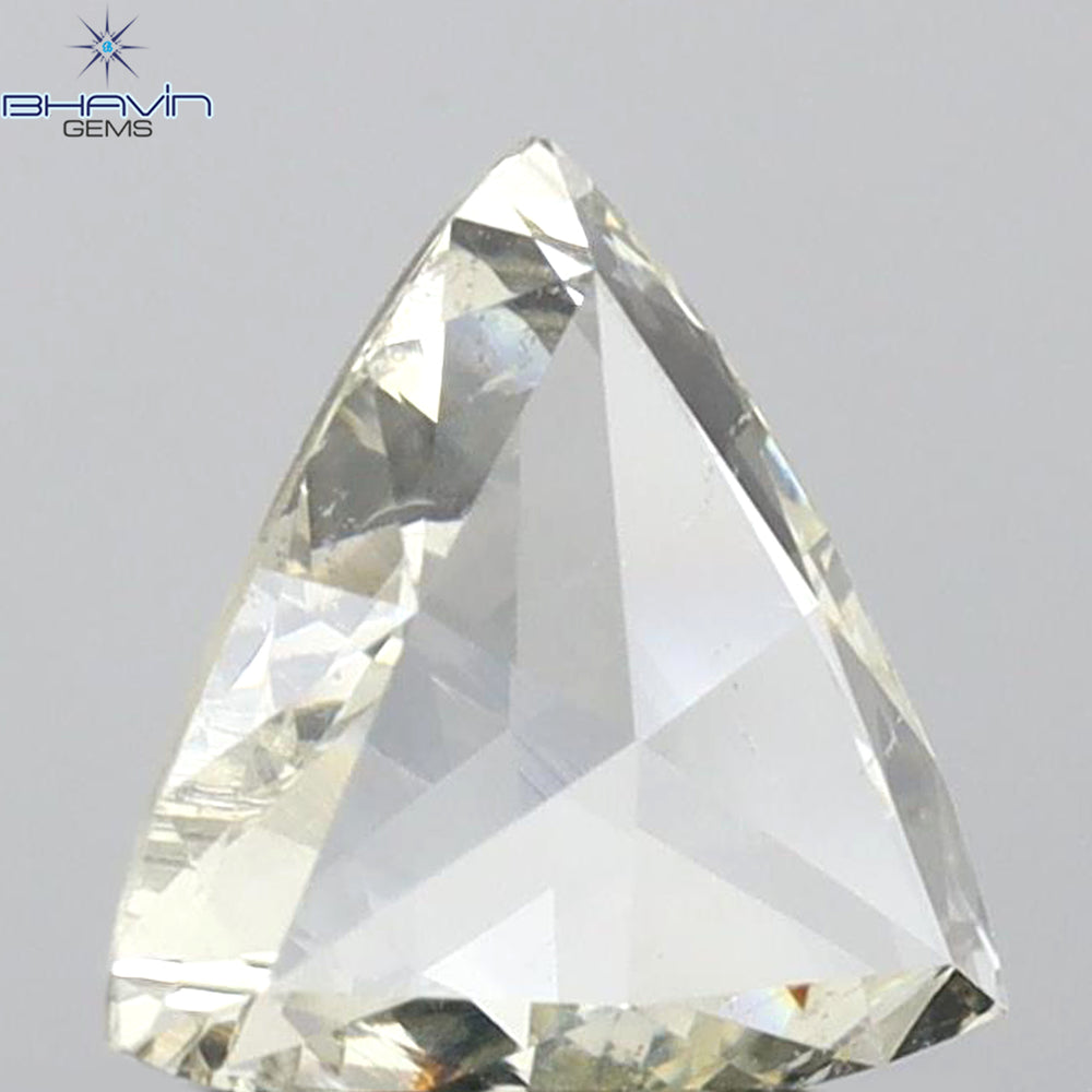 0.12 CT トライアングル シェイプ ナチュラル ダイヤモンド グリーン カラー SI2 クラリティ (3.44 MM)