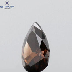 0.11 CT Pear Shape Natural Diamond Red Color VS1 Clarity (3.70 MM)
