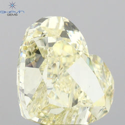 GIA Certified 2.01 CT Heart Diamond Y to Z Range Color Natural Loose Diamond (4.14  MM)