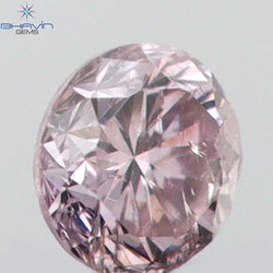 0.04 CT Round Shape Natural Diamond Pink Color SI2 Clarity (2.20 MM)