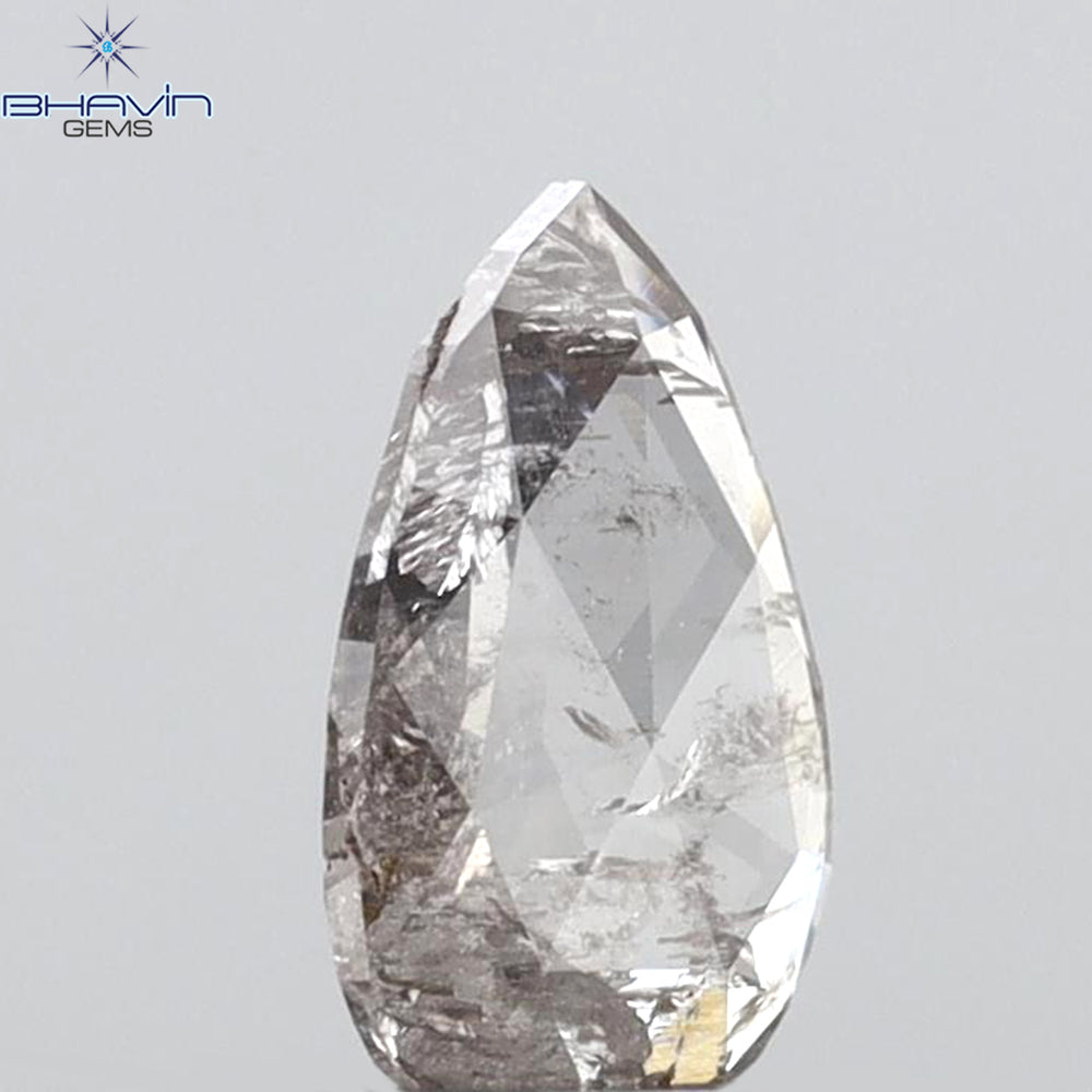 0.48 CT Pear Shape Natural Diamond Pink Color I2 Clarity (7.53 MM)