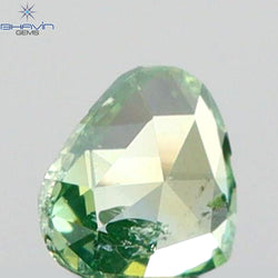 0.08 CT Heart Shape Natural Diamond Green Color SI2 Clarity (3.15 MM)