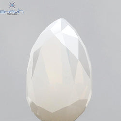 1.09 CT Pear Shape Natural Diamond White Fancy Color VS2 Clarity (7.52 MM)
