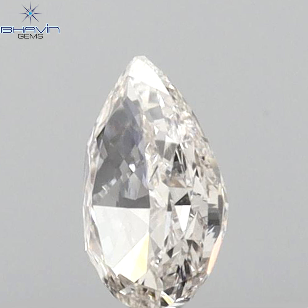 0.23 CT Pear Shape Natural Diamond Pink Color VS1 Clarity (4.98 MM)