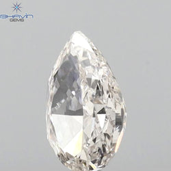 0.23 CT Pear Shape Natural Diamond Pink Color VS1 Clarity (4.98 MM)