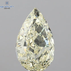 GIA Certified 1.61 CT Pear Diamond U to V Range Color Natural  Diamond (9.43 MM)