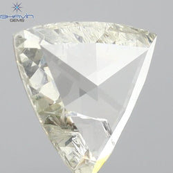 0.12 CT トライアングル シェイプ ナチュラル ダイヤモンド グリーン カラー SI2 クラリティ (3.44 MM)