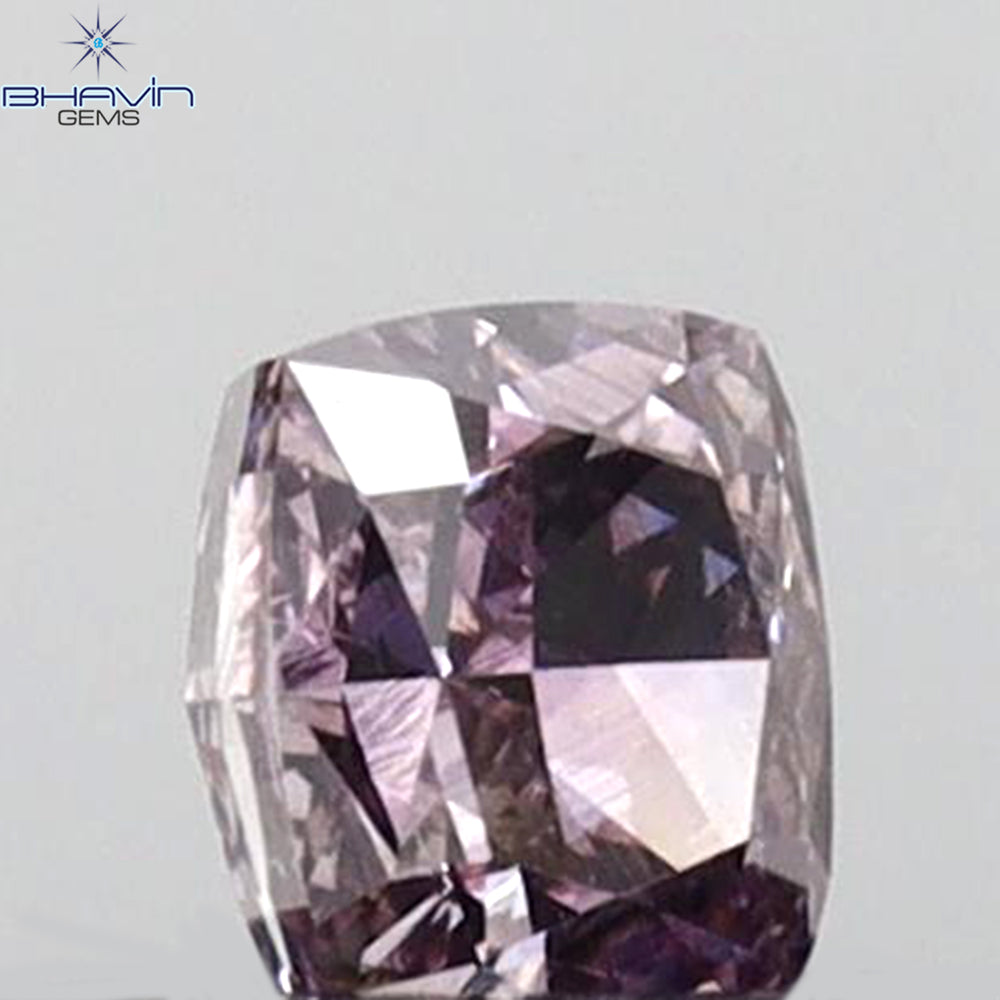0.19 CT Cushion Shape Natural Diamond Pink Color VS2 Clarity (3.23 MM)