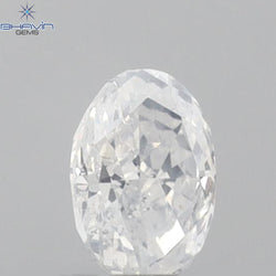 0.27 CT Oval Shape Natural Diamond White Color SI1 Clarity (4.33 MM)