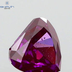 0.13 CT Heart Shape Pink Color Natural Loose Diamond SI1 Clarity (3.24 MM)