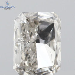 0.16 CT Radiant Shape Natural Diamond Pink Color SI1 Clarity (3.58 MM)