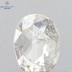 0.41 CT Oval Shape Natural Diamond White Color I2 Clarity (5.80 MM)
