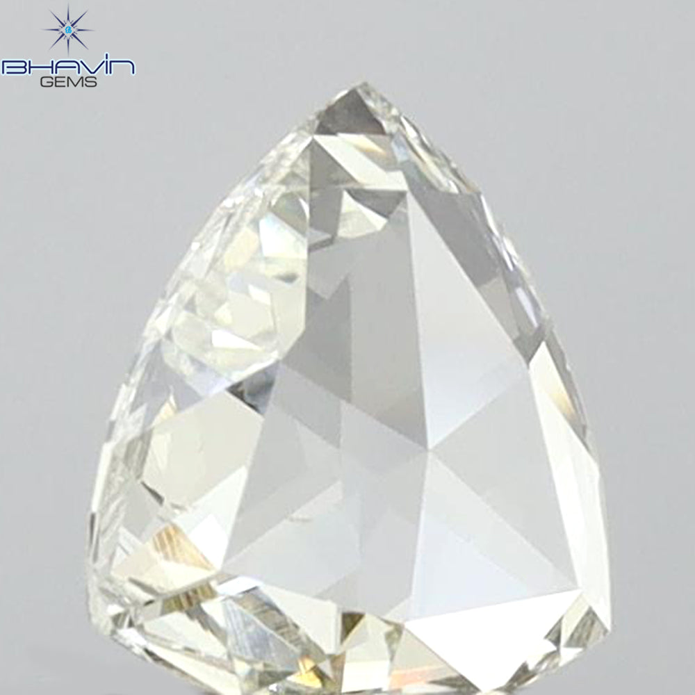 0.34 CT Triangle Shape Natural Diamond White Color VS2 Clarity (6.06 MM)