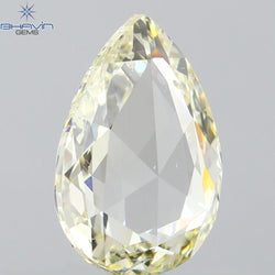0.87 CT Pear Shape Natural Diamond White Color SI1 Clarity (8.34 MM)
