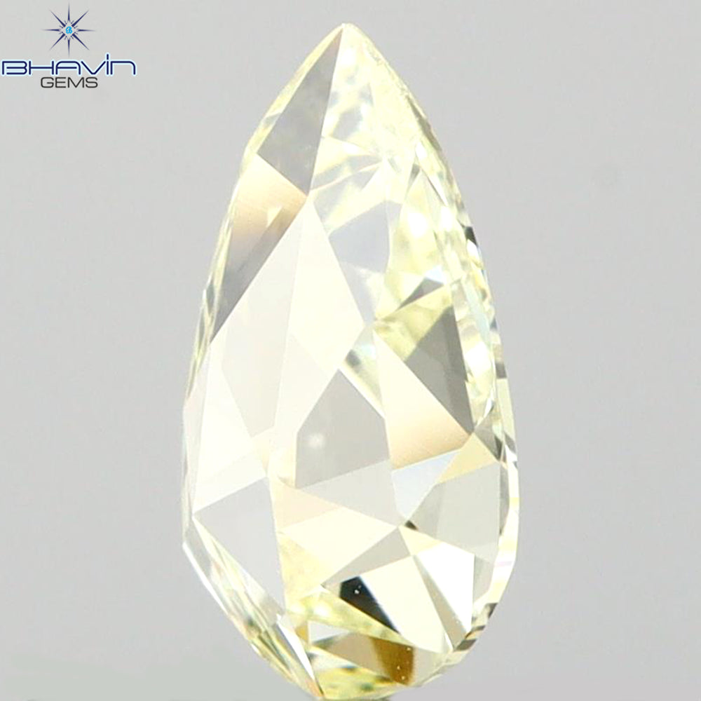 0.23 CT Pear Shape Natural Diamond White Color VS1 Clarity (6.27 MM)