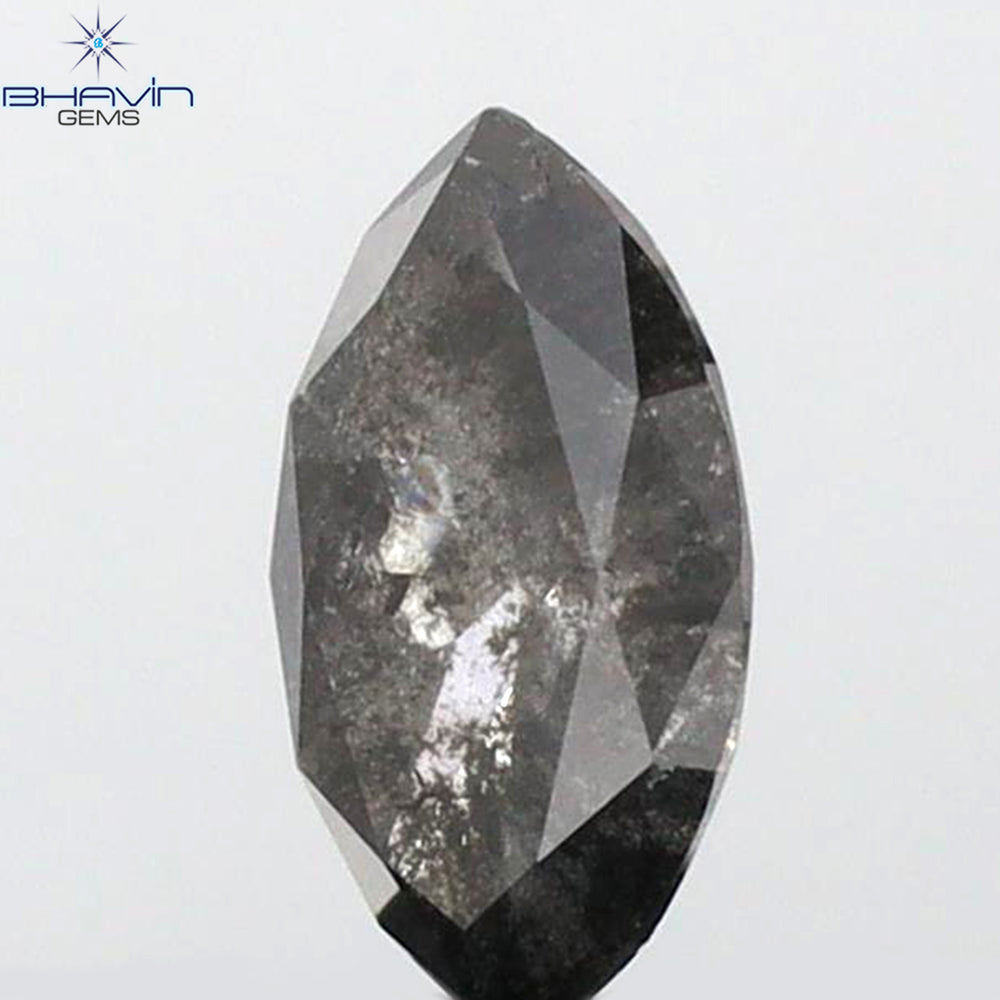 0.46 CT Marquise Shape Natural Loose Diamond Salt And pepper Color I3 Clarity (7.07 MM)