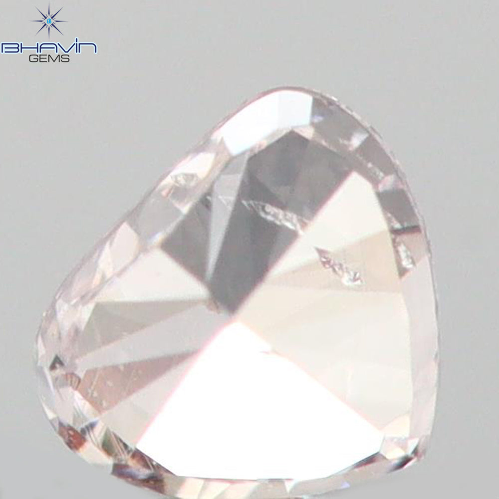0.06 CT Heart Shape Natural Diamond Pink Color SI1 Clarity (2.55 MM)