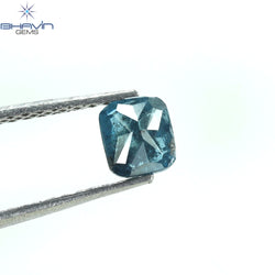 0.43 CT Cushion Diamond Natural Diamond Blue Diamond Clarity I3 (4.67 MM)