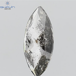 1.14 CT Marquise Shape Natural Loose Diamond Black (Salt And pepper) Color I3 Clarity (11.92 MM)