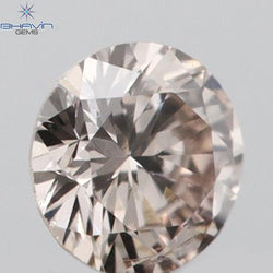 0.05 CT Round Shape Natural Diamond Pink (Argyle) Color VS2 Clarity (1.99 MM)