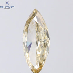 1.02 CT Marquise Shape Natural Diamond Yellow Color SI2 Clarity (11.06 MM)