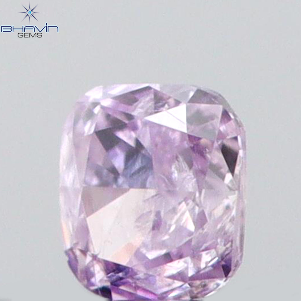 0.04 CT Cushion Shape Natural Diamond Pink Color I1 Clarity (2.05 MM)