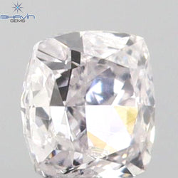 0.10 CT Cushion Shape Natural Diamond Pink Color SI1 Clarity (2.80 MM)