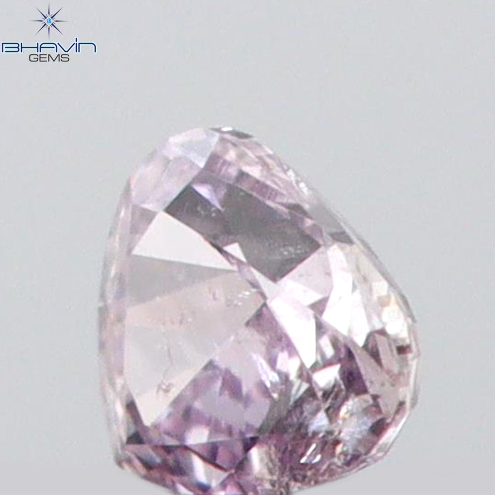 0.04 CT Heart Shape Natural Diamond Pink Color SI2 Clarity (2.05 MM)