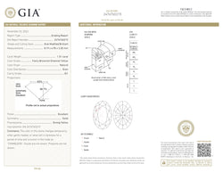 GIA Certified 1.01 CT Oval Shape Natural Diamond Brownish Greenish Yellow Color SI1 Clarity (8.19 MM)