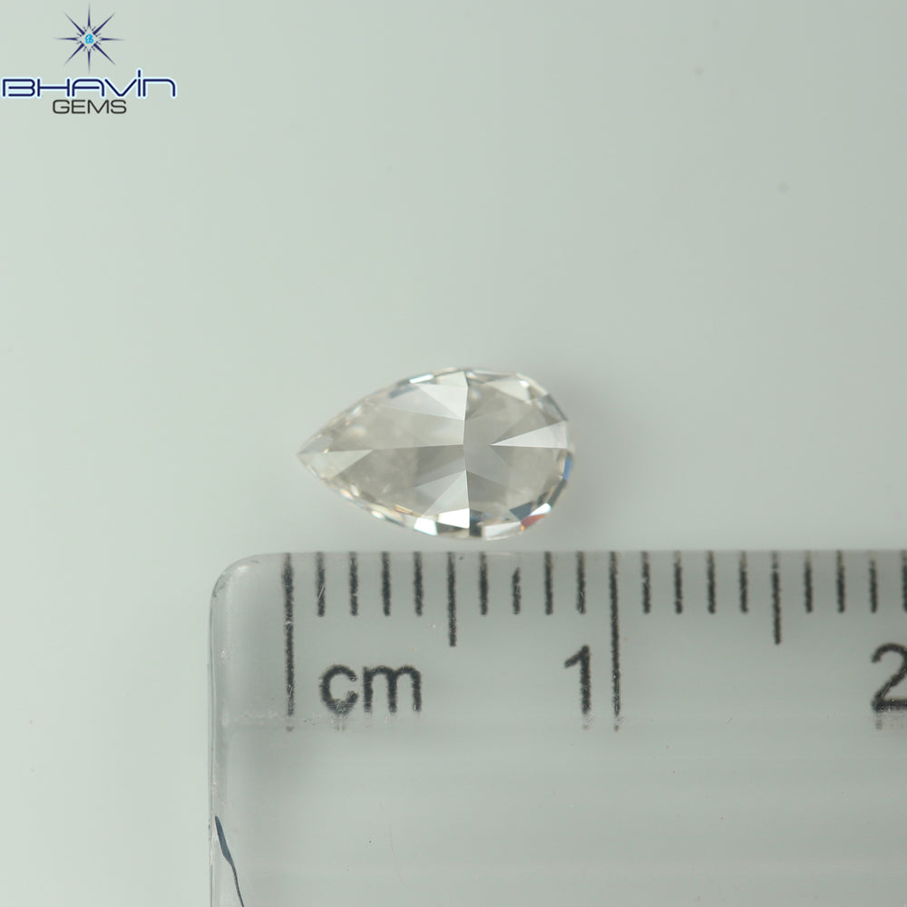 GIA Certified 1.14 CT Pear Natural Diamond Brown Color VS1 Clarity (8.62 MM)