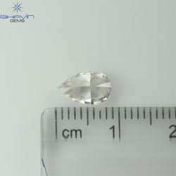 GIA Certified 1.14 CT Pear Natural Diamond Brown Color VS1 Clarity (8.62 MM)