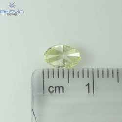 GIA Certified 1.01 CT Oval Shape Natural Diamond Yellow Color (7.45 MM)