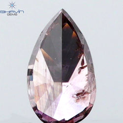 0.12 CT Pear Shape Natural Diamond Pink Color I1 Clarity (4.13 MM)