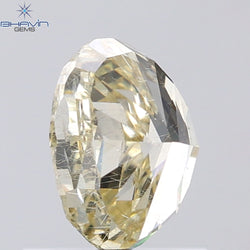 1.01 CT Oval Shape Natural Diamond Yellow Color SI2 Clarity (6.69 MM)